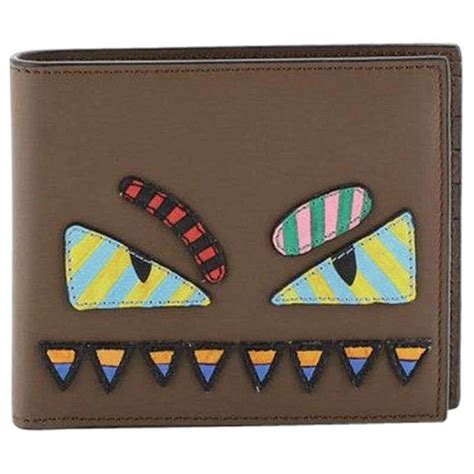 fendi monster wallet replica|classic fendi wallet material.